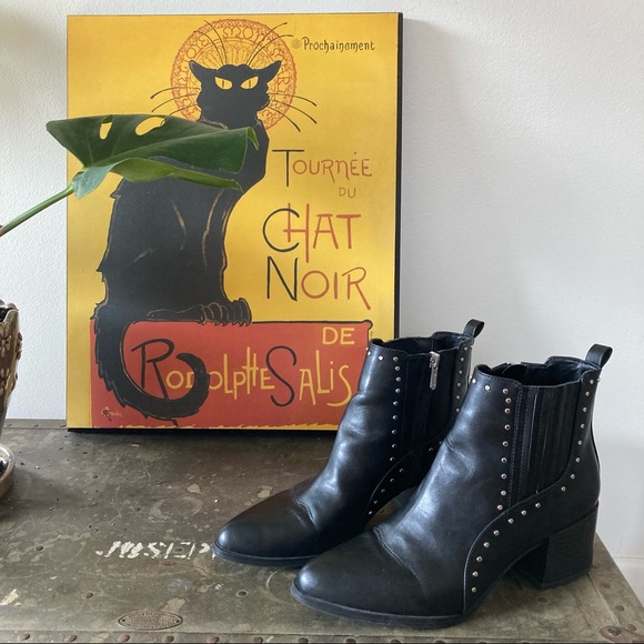 Circus by Sam Edelman Jenna Pointed Toe Studded Boots - Picture 2 of 13